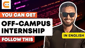 You Can Get OFF-CAMPUS INTERNSHIP - Follow This | Coding Ninjas