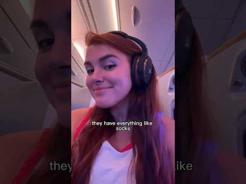 Flying Emirates business class from Singapore to America! #airplane #travel #shorts #emirates