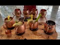 Kitchen Science Moscow Mule Copper Mugs Set