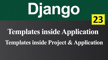 Templates inside Application in Django (Hindi)