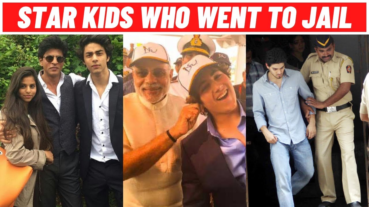 New List Of 6 Bollywood Star Kids Who Went To Jail For Serious Crimes – Aryan Khan, Shahrukh, Salman