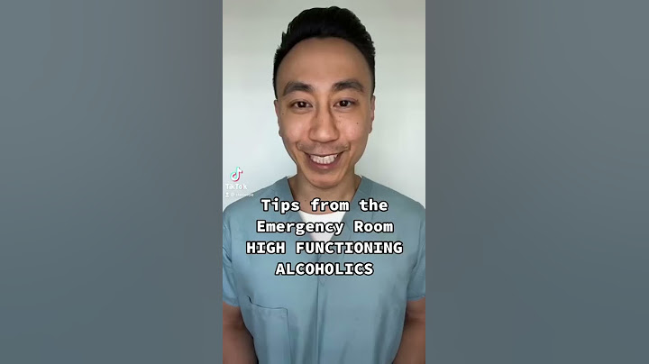 Tips from the ER: High Functioning Alcoholics #shorts MuFKR.com