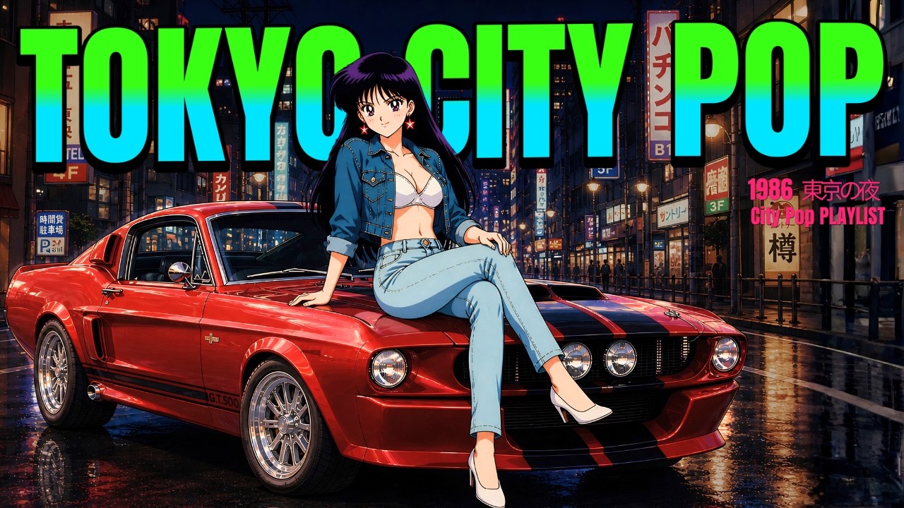 MIDNIGHT TOKYO LIGHTS – 80s City Pop Drive 🌙 | 懐かしい日本の