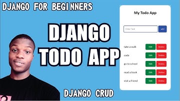 Todo App with Django for Beginners | Django CRUD Operation | (Django Project for Beginners)