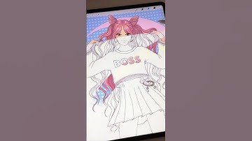 Chibiusa digital FanArt with Procreate #kawaii #cute #sailormoon