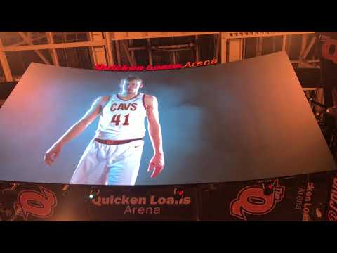 Cleveland Cavs Players Intro Floor Seats (2018 NBA Playoffs Game 1)