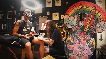 Getting Tattoed while flying FPV / Pavo Pico DJI o3 and Botgrinder Grinderino