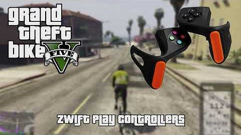 GTBike V using Zwift Play Controllers