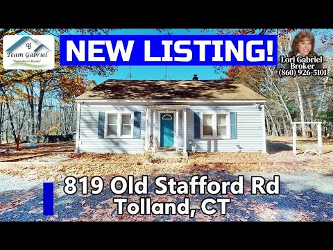 819 Old Stafford Road, Tolland, CT home video tour
