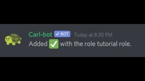How to Make a Discord Verification System with Carl-Bot