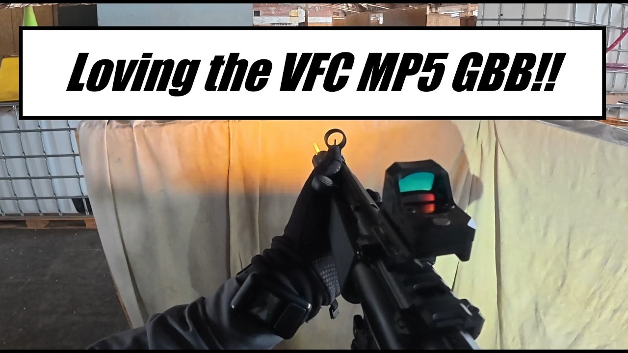 Running my new VFC MP5 A5 GBB with Airtac HPA Adapter!