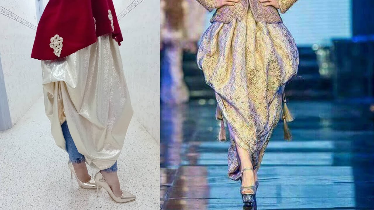 تفصيل ✂️ سروال مدور بأسهل وأبسط طريقه 