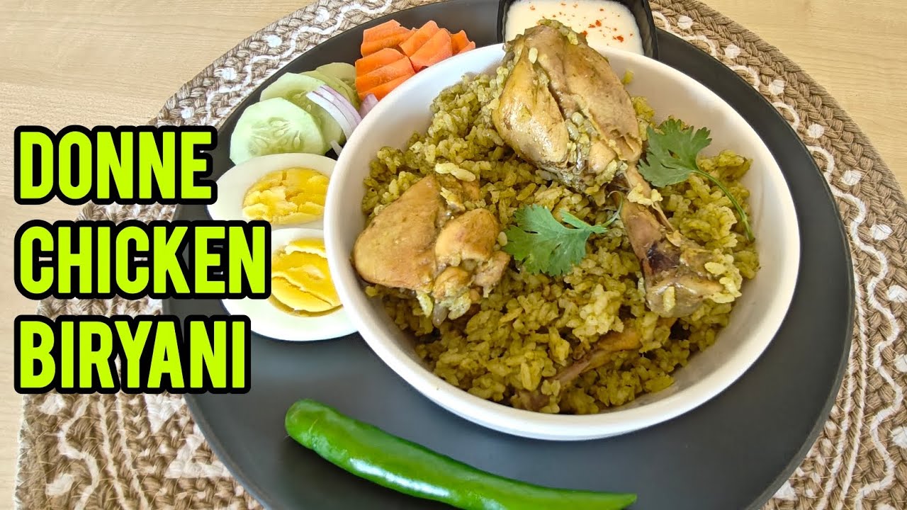 Authentic Bengaluru Military Hotel Style Donne Biryani