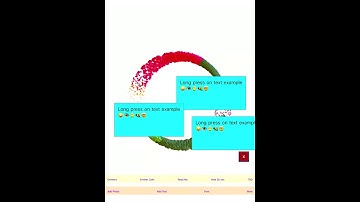 Long Press on Text Swift UI example
