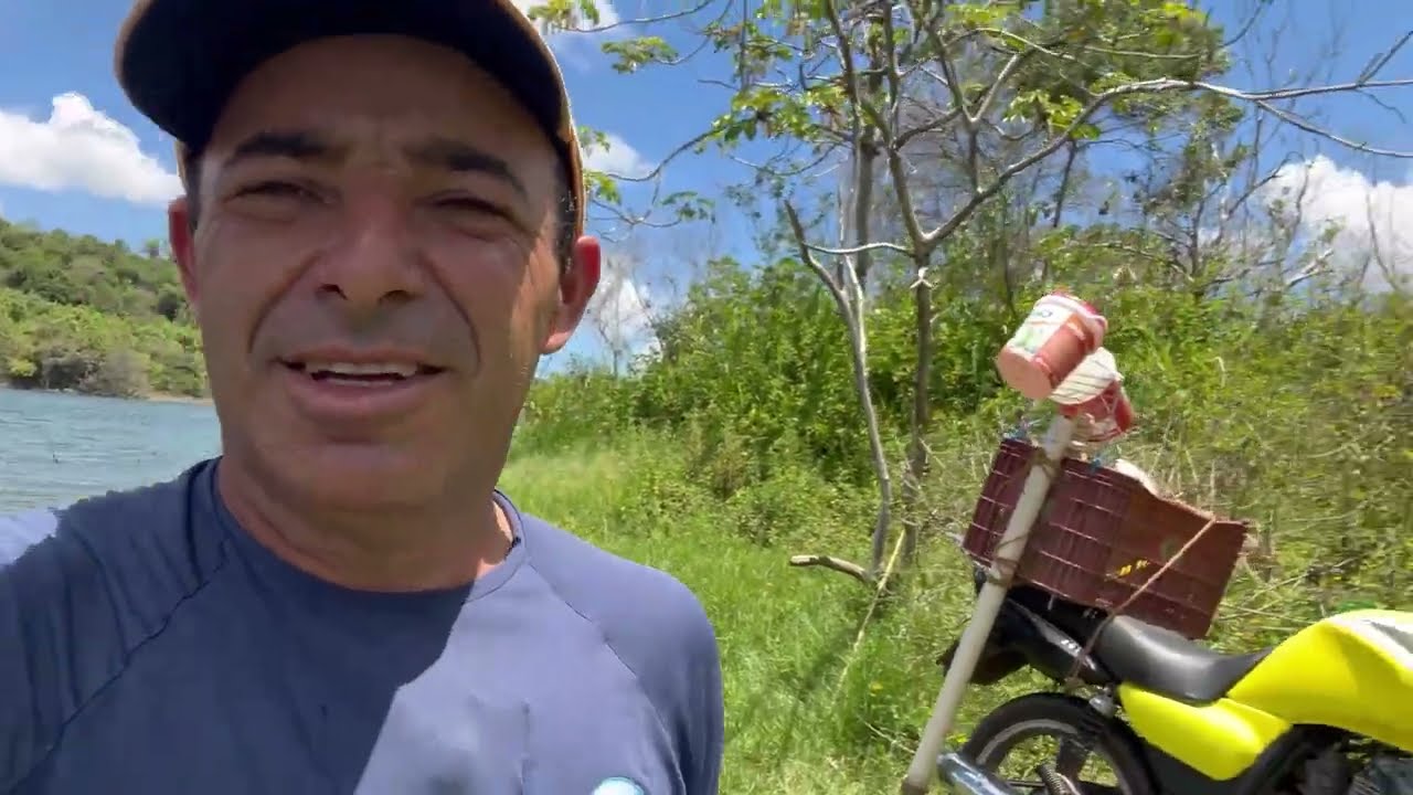 Pescaria de tucunaré com isca viva