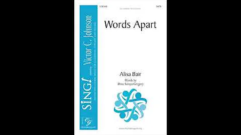 CGE429 Words Apart - Alisa Bair