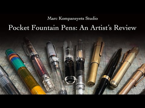 Pocket Fountain Pens For Artists