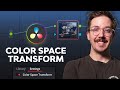 Color Space Transform | DaVinci Resolve 18 Tutorial