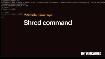 How to use the shred command