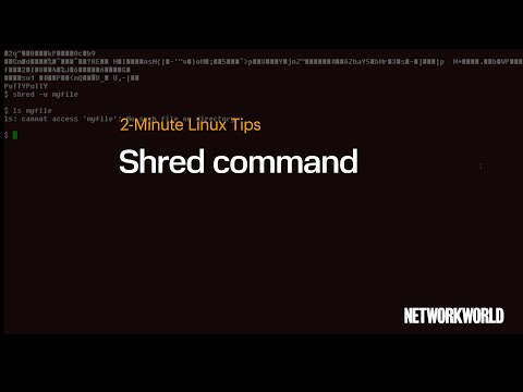 How to use the shred command