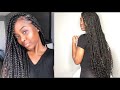 Goddess Box Braids/ Bohemian Braids Tutorial On Yourself || Nia Bia