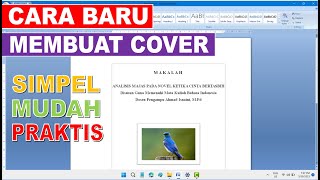 Cara Membuat Cover Makalah di Microsoft Word