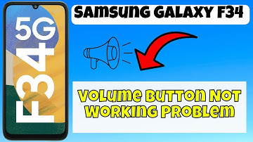 Volume Button Not Working Problem Samsung Galaxy F34 || How to solve volume button issues