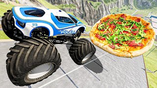 Cars vs Pizza  BeamNG.Drive