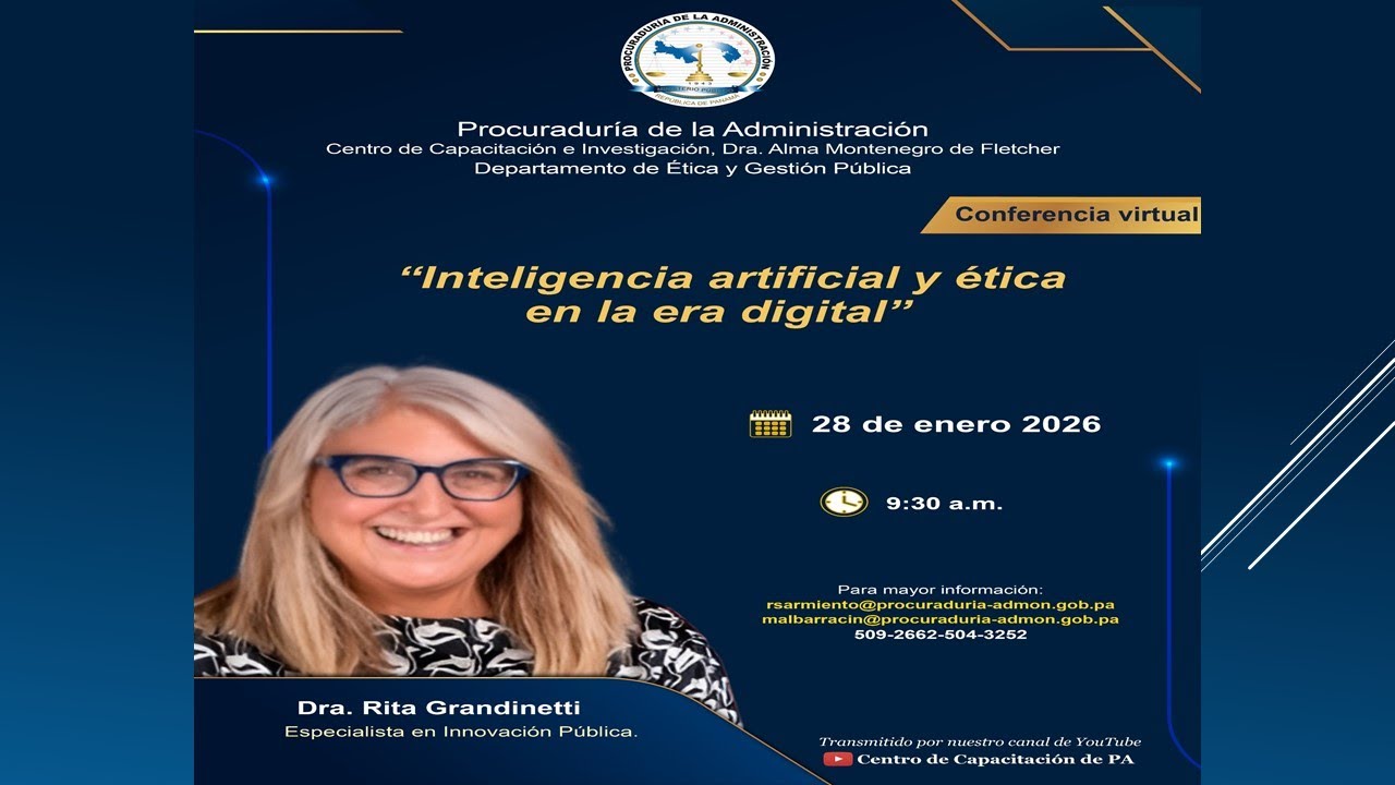 Conferencia Virtual: Inteligencia Artificial y Ética en la era Digita.