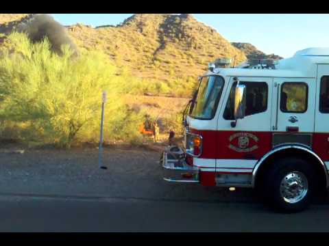 truck fire - YouTube