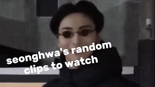 just random clips from recent seonghwa live stream