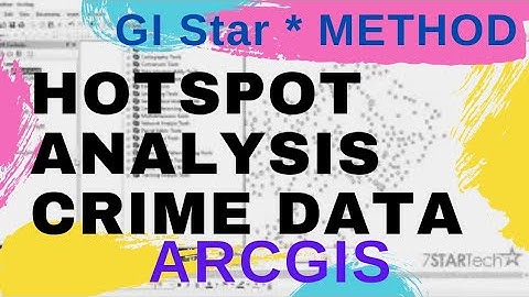 HotSpot Analysis | Crime Data | GI * Method | Arc GIS | Urdu-Hindi