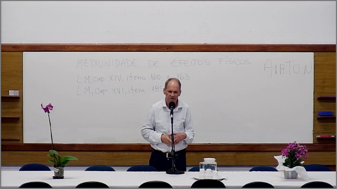 A mediunidade de efeitos físicos - Início às 15h - 23.10.2019