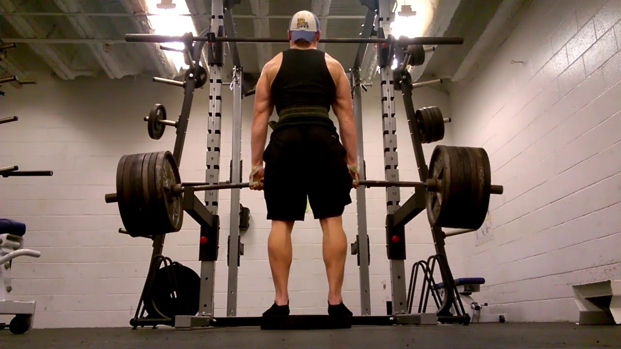 700 lb. Rack Pull Above the Knees YouTube