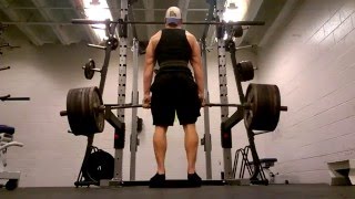 700 lb. Rack Pull Above the Knees