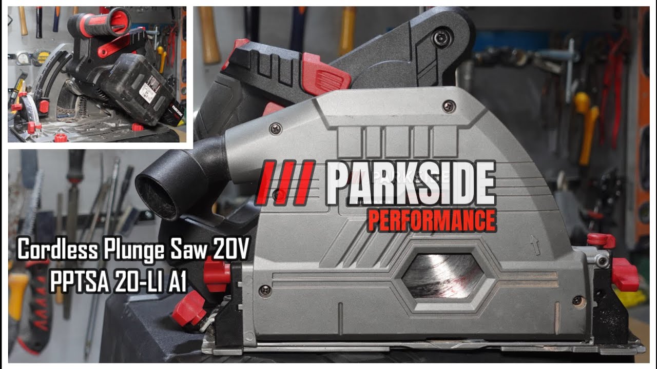 PARKSIDE PERFORMANCE® Cordless Plunge Saw 20V [ PPTSA 20-LI A1 ] 