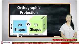 GRADE 8 TLE Q4 - MECHANICAL DRAFTING  ORTHOGRAPHIC PROJECTIONS