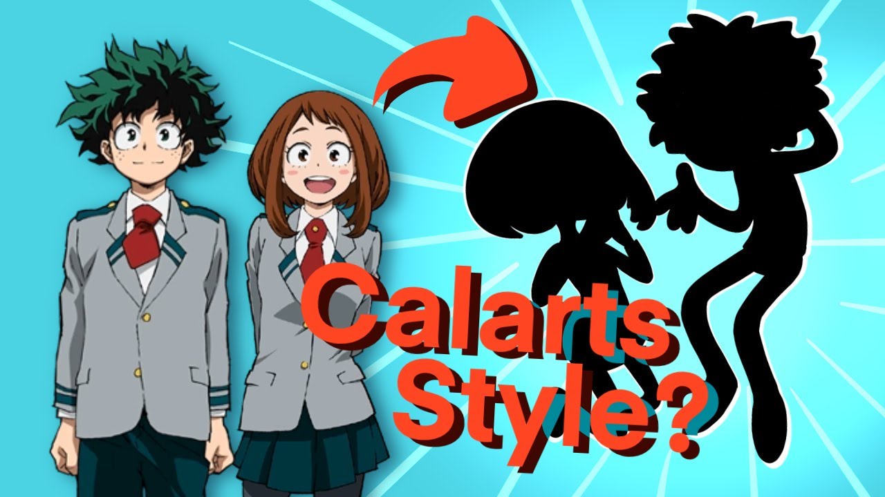My Hero Academia, but Calarts style