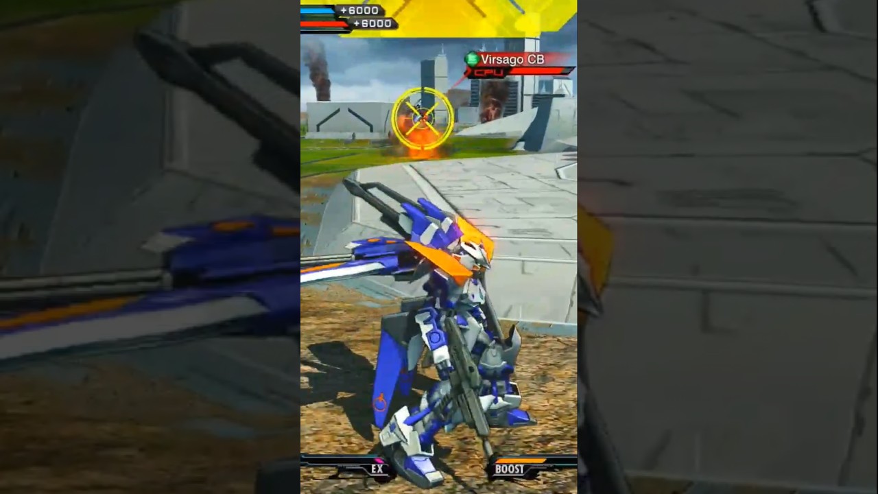 Astray Blue Frame Vs Gundam Virsago Chest Break EXTREME LEVEL 