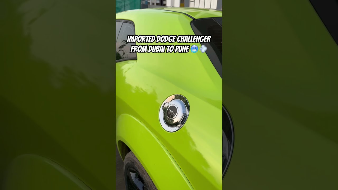 Can You Guess The Price Of This American Beast Dodgechallenger Dubailife Dodgecharger