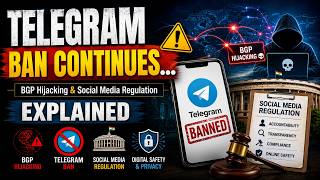 Telegram Ban Continues? BGP Hijacking & Social Media Regulation Explained | Sanskriti IAS English