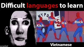 Mr Incredible Becoming Uncanny (Difficult Languages to Learn)