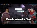 Griftlands event - Rook meets Sal, all outcome