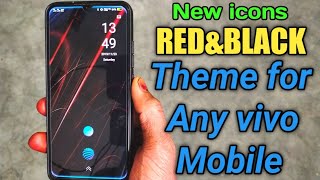 RED&BLACK THEME FOR VIVO ANY MOBILE 👌👌 screenshot 4