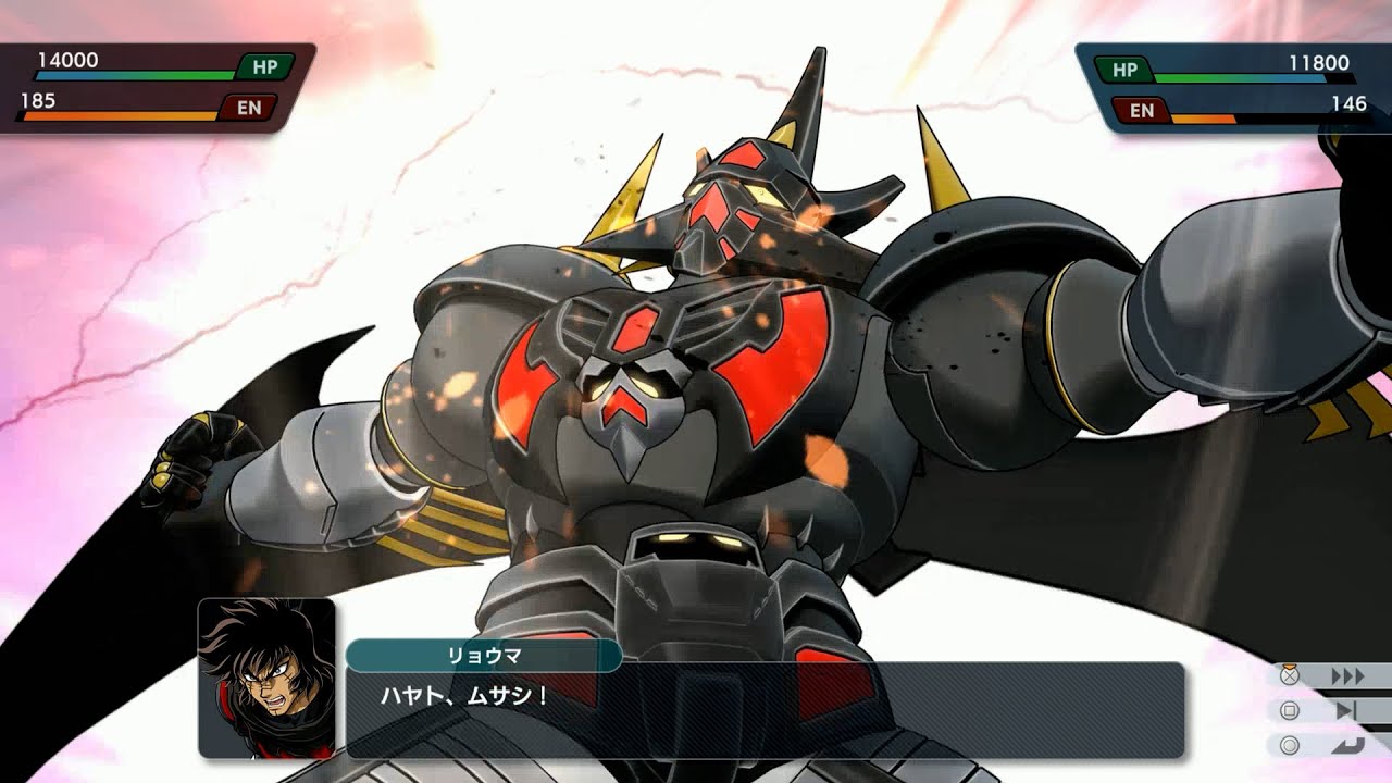 『スーパーロボット大戦Y DLC2』ゲッターノワール・G 全武装 | SRWY DLC Getter Noir G