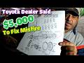 Toyota TOLD this MAN he needs CRANK SHAFT $5000 billl   but I fixed it for under $800
