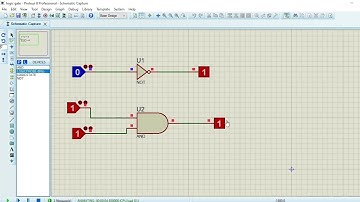 logic gate verification in proteus