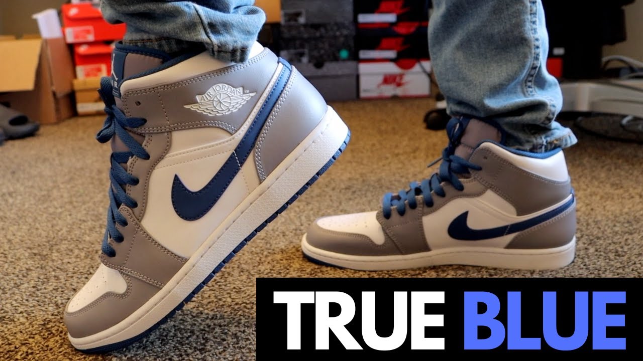 AIR Jordan 1 MID TRUE BLUE ナイキ 靴 スニーカー 【限定セール！】 seprocicam.gob.mx