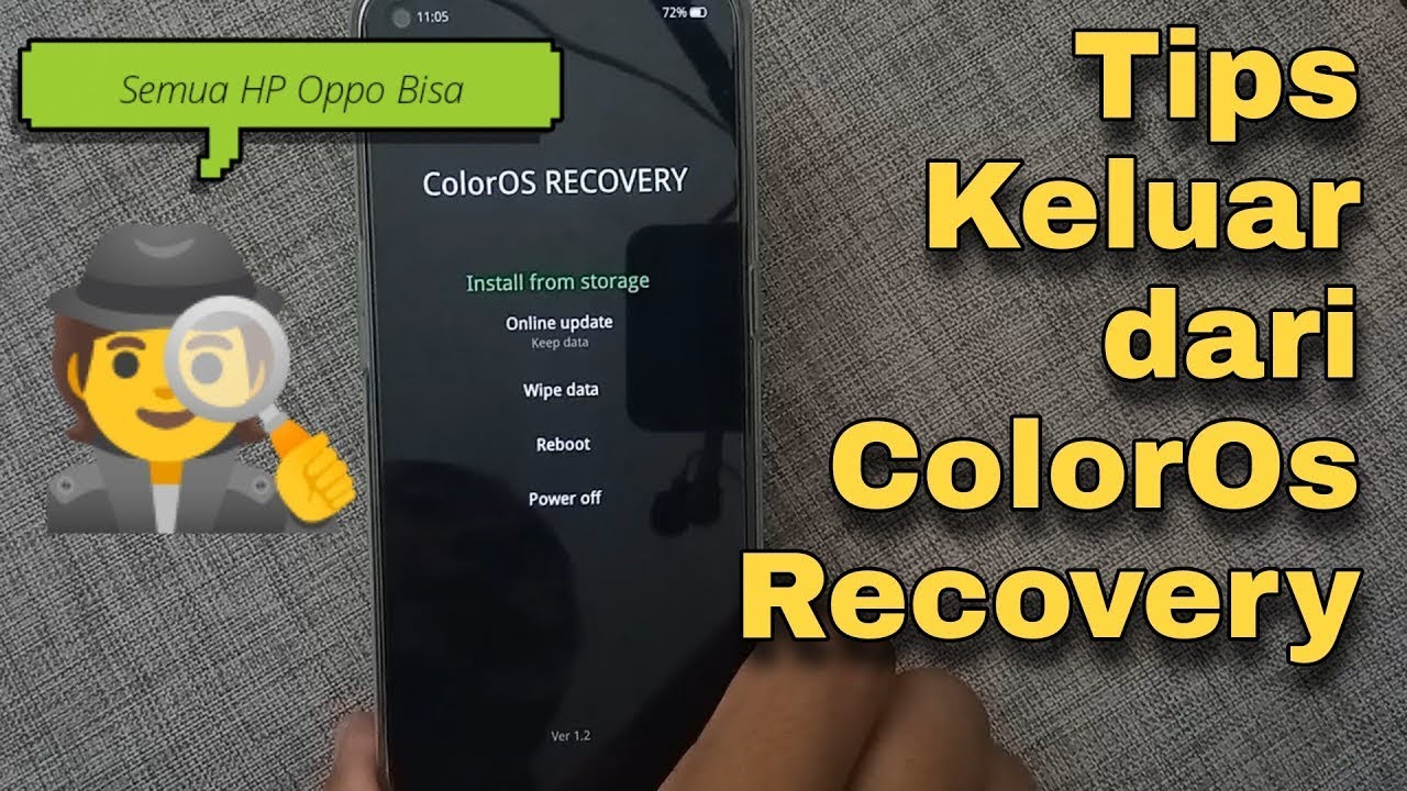 4 Tips Cara Keluar Dari ColorOs Recovery Mode Oppo A33 A54 A53 A15 A12
