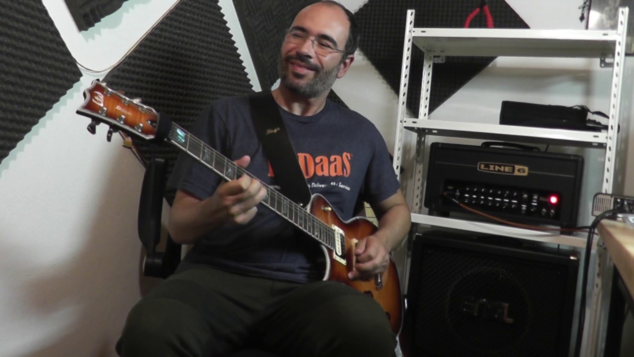 Heavy / Blues Guitar - ESP Ltd EC1000 ASB - Doug Rapporport Style Solo ...